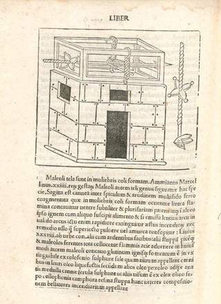 <span class="mw-page-title-main">Springald</span> Medieval artillery device