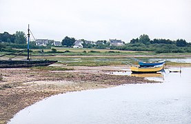 Une vasière de l'île d'Arz.