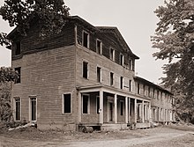 Main residence of the North American Phalanx as it appeared in August 1972, shortly before its destruction by fire in November 1972 72-NorthAmericanPhalanx-exterior.jpg