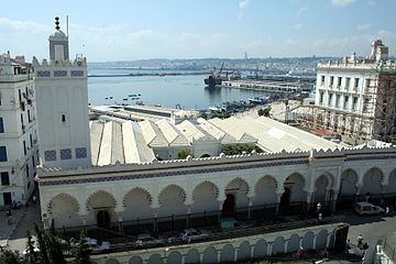 Jamaa el Kebir ; la grande mosquée d'Alger bâtie en 1097.