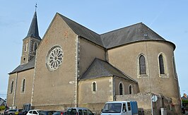 De kerk van Beaulieu-sur-Layon