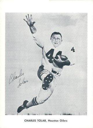 <span class="mw-page-title-main">Charlie Tolar</span> American football player (1937–2003)