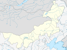 Map showing the location of 中国酒泉卫星发射中心