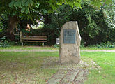 Denkmal der ersten Omnibuslinie in Wendeburg