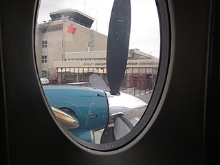 <span class="mw-page-title-main">Fredericton International Airport</span> International airport serving Fredericton, New Brunswick, Canada