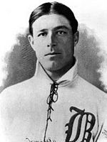 Jimmy Collins was the franchise's first captain, when the team was known as the Boston Americans. Jimmy Collins.jpg