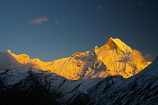 Machapuchare from Annapurna Sanctuary.