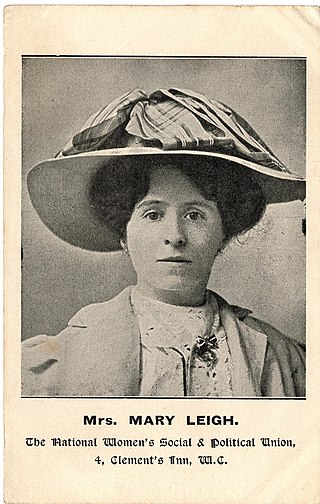 <span class="mw-page-title-main">Mary Leigh</span> English political activist and suffragette