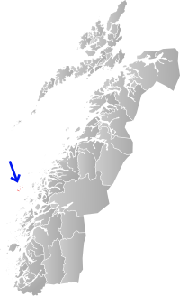 Localisation de Træna