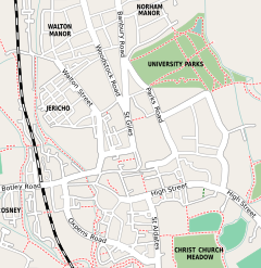 EdwardH/Corpus Christi College, Oxford is located in Oxford city centre