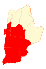 Location in Antofagasta Region