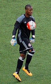 Roberts playing for Toronto FC II in 2016 Quillan Roberts (27482814760).jpg