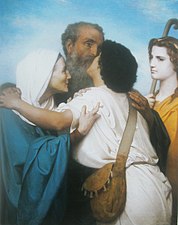 William Bouguereau, Le Retour de Tobie, 1856.