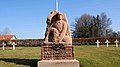 Statue carved February 15, 1916