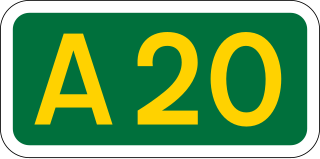 <span class="mw-page-title-main">A20 road (Northern Ireland)</span> Road in Northern Ireland