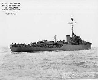 USS <i>Casper</i> (PF-12) Tacoma-class patrol frigate