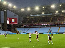 Aston Villa 2-2 Tottenham Hotspur, 29 September 2024, Villa Park VillaPark rain.jpg