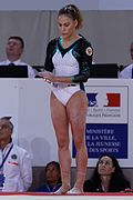 2015 European Artistic Gymnastics Championships - Floor - Ksenia Afanasyeva 02.jpg