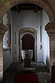 Font in All Saints Church, Stroxton