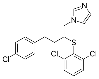 <span class="mw-page-title-main">Butoconazole</span> Chemical compound