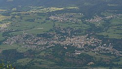 Cavalese seen from Cermis in August 2006