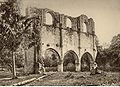 Ruines du chœur de l'église abbatiale des Châtelliers, Deux-Sèvres, 1889.