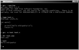 <span class="mw-page-title-main">DJGPP</span> Implementation of the GNU toolchain for DOS