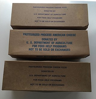 <span class="mw-page-title-main">Government cheese</span> Commodity cheese controlled by the government of the United States