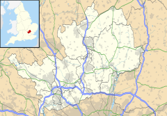 Location of Cassiobury House in Hertfordshire