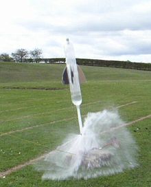 Water rocket launch Launchbottle.jpg