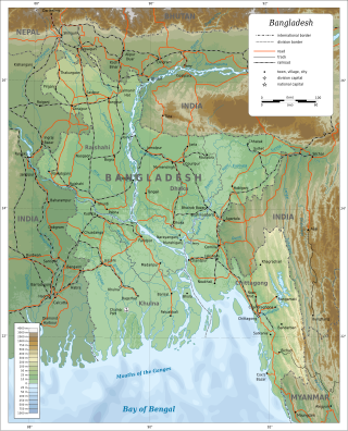 <span class="mw-page-title-main">Geography of Bangladesh</span> Geography of Bangladesh