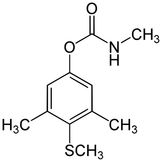 <span class="mw-page-title-main">Methiocarb</span> Chemical compound