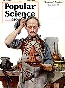 Cover of October 1920 issue of Popular Science magazine