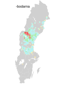 Stednavne med endelsen -vallen indikerer fæboddrift.