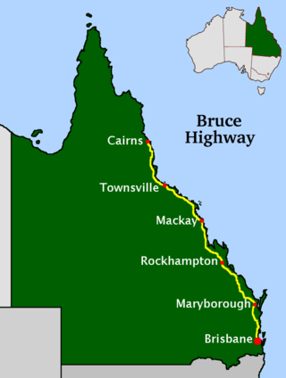 <span class="mw-page-title-main">Bruce Highway</span> Highway in Queensland, Australia