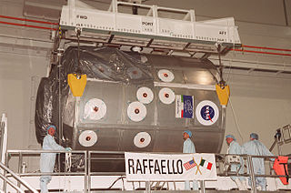 <i>Raffaello</i> MPLM Large pressurized container for cargo resupply of the International Space Station