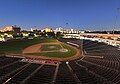 Roof view of the ballpark during an off-night