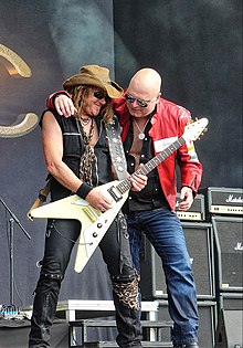 Unisonic performing at RockFest Barcelona in 2016