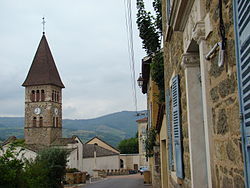 Skyline of Vaux-en-Beaujolais