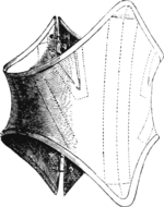 A short corset, 1860, of one part. Waist Cincher 1860.gif