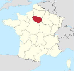 Île-de-France - Localizzazione