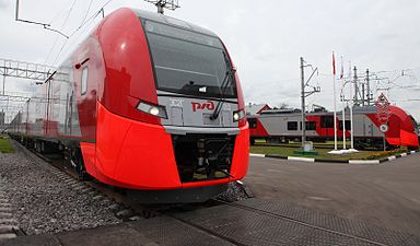 ES2G trains in depot