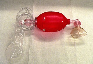 <span class="mw-page-title-main">Bag valve mask</span> Hand-held device to provide positive pressure ventilation