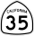 State Route 35 marker