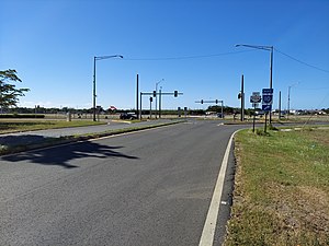 Counterclockwise terminus of PR-5506 in Barrio Sabanetas