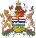 Coat of arms of Alberta.