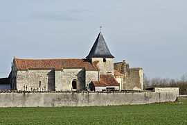 The church in Les Fosses