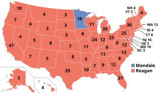 <span class="mw-page-title-main">1984 United States presidential election</span> 50th quadrennial U.S. presidential election