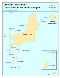 Carriacou e Petite Martinique – Localizzazione