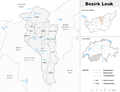 Municipalities in the district of Leuk